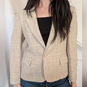 virgin wool blazer